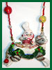 Humpty Dumpty Cookieman polymer clay necklace or figurine