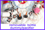 Baby Animal Charms with  dummy/pacifier and/or bottle